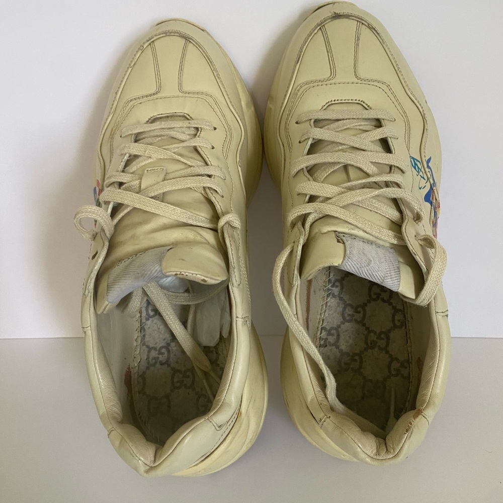 Gucci Rhyton "Hawaii" sneakers men shoes sz 8 us 9 - Picture 6 of 8